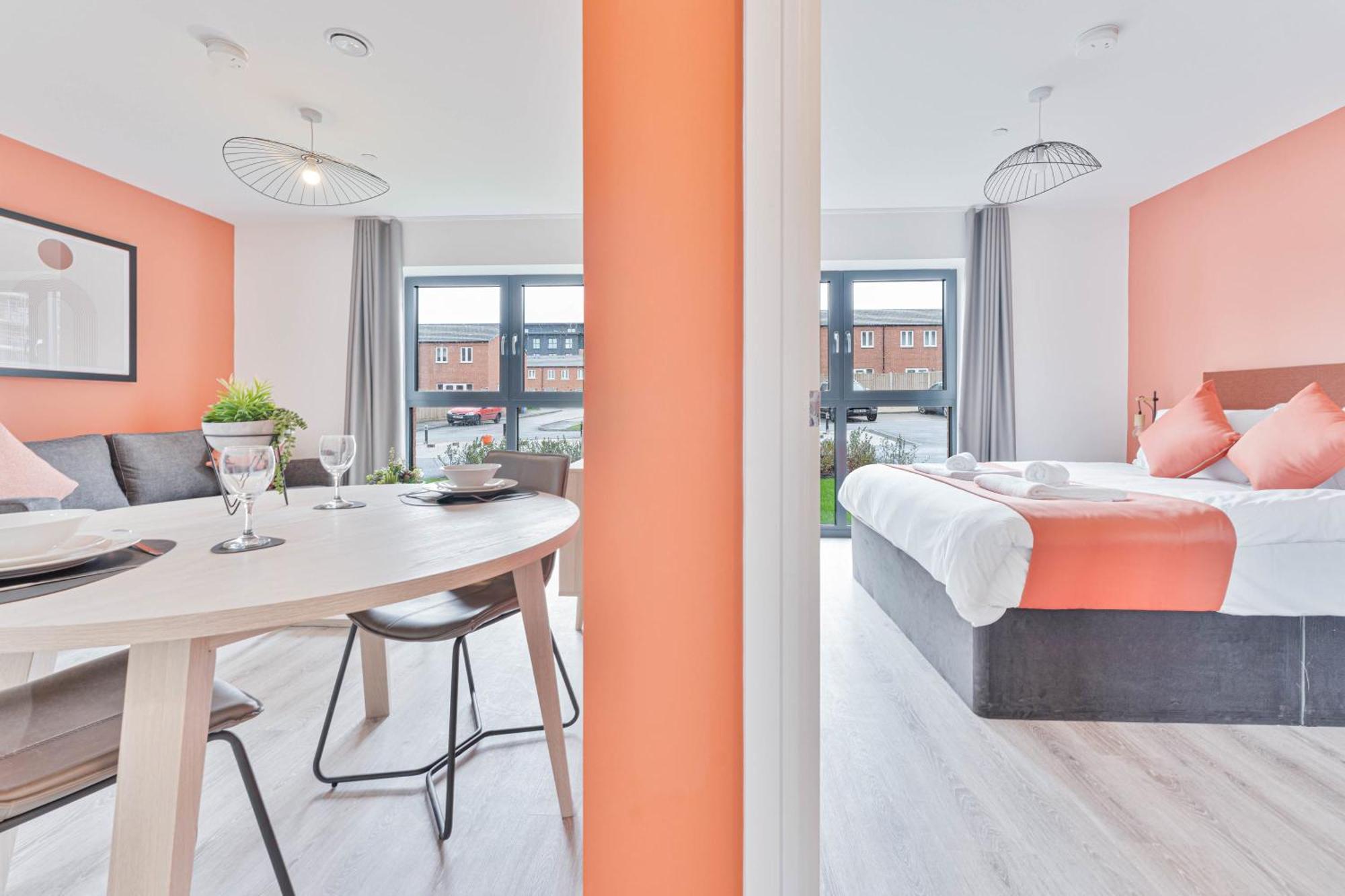 Stayzeni, Hardwick House Derby 1 Bed Apartment Exterior foto